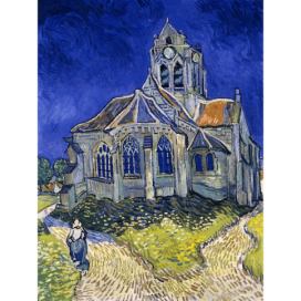 Obraz - reprodukce 30x40 cm The Church at Auvers, Vincent van Gogh – Fedkolor Bonami.cz
