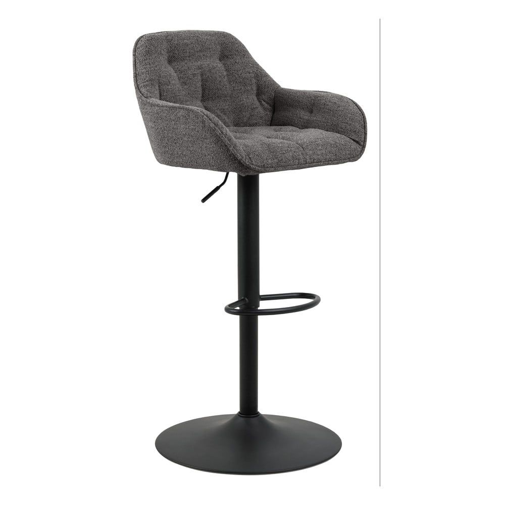 Tmavě šedé otočné barové židle v sadě 2 ks 109 cm Brooke – Actona - Bonami.cz