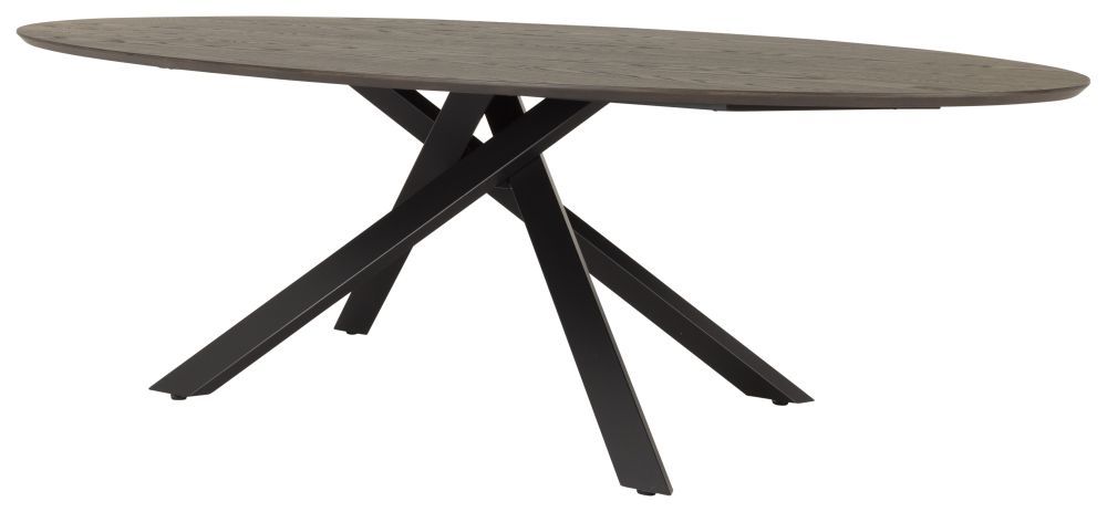 TENZO Oválný jídelní stůl COX 240x120 cm hnědý - iodesign.cz