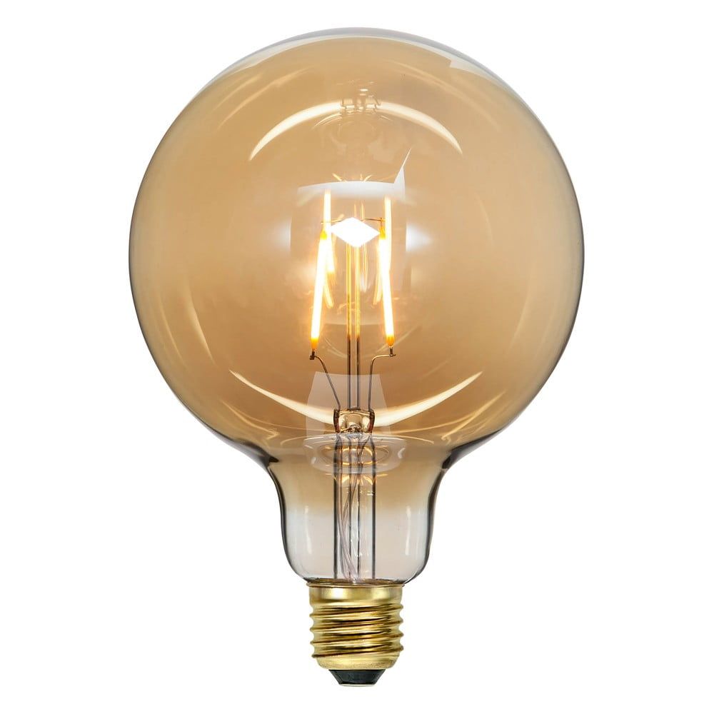 Teplá LED filamentová žárovka E27, 1 W Vintage Gold – Star Trading - Bonami.cz