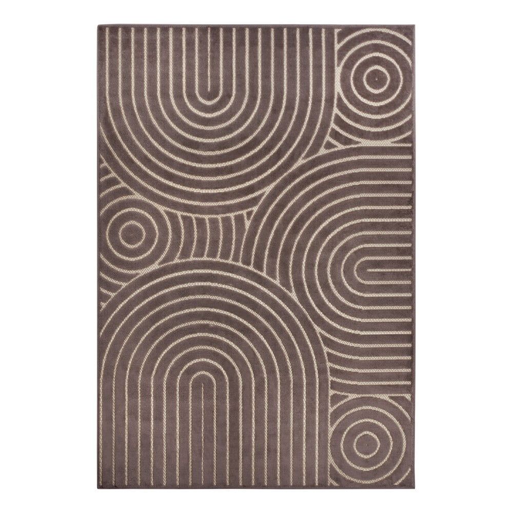 Hnědý koberec 57x90 cm Iconic Wave – Hanse Home - Bonami.cz