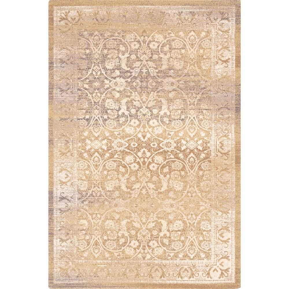 Béžový vlněný koberec 133x180 cm Eleanor – Agnella - Bonami.cz