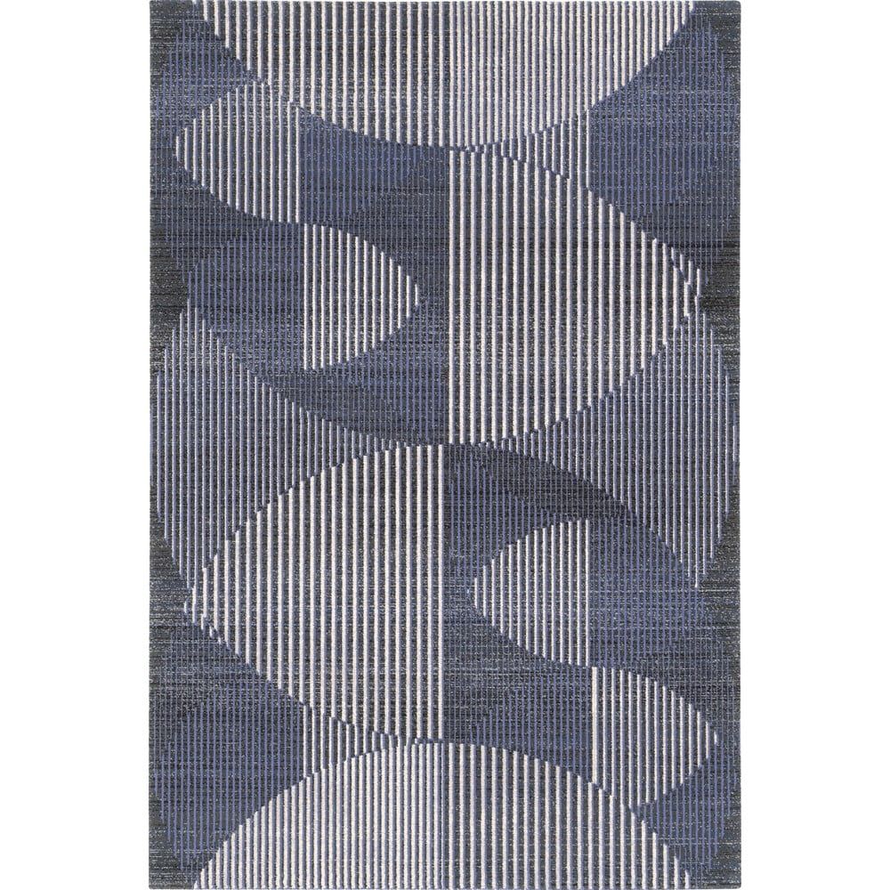 Tmavě modrý vlněný koberec 200x300 cm Shades – Agnella - Bonami.cz