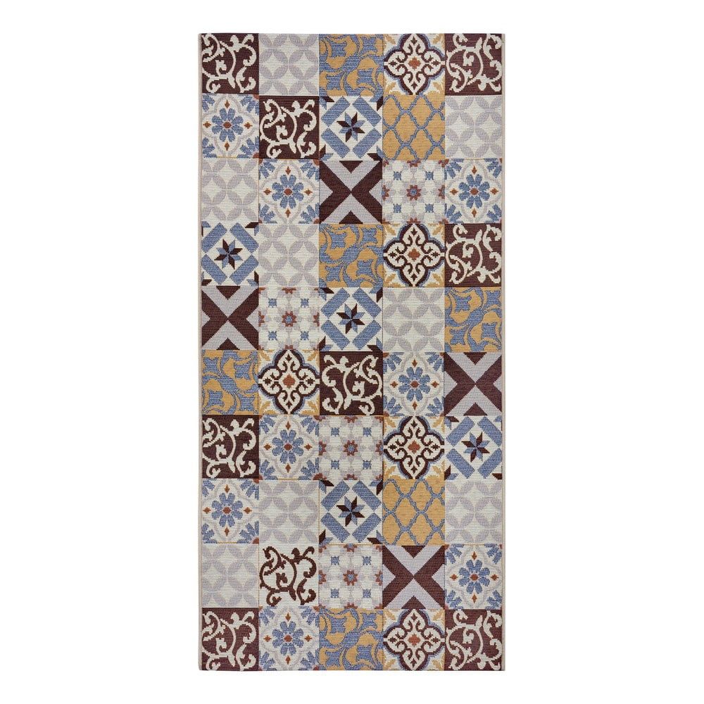 Hnědý koberec běhoun 75x150 cm Cappuccino Mosaik – Hanse Home - Bonami.cz