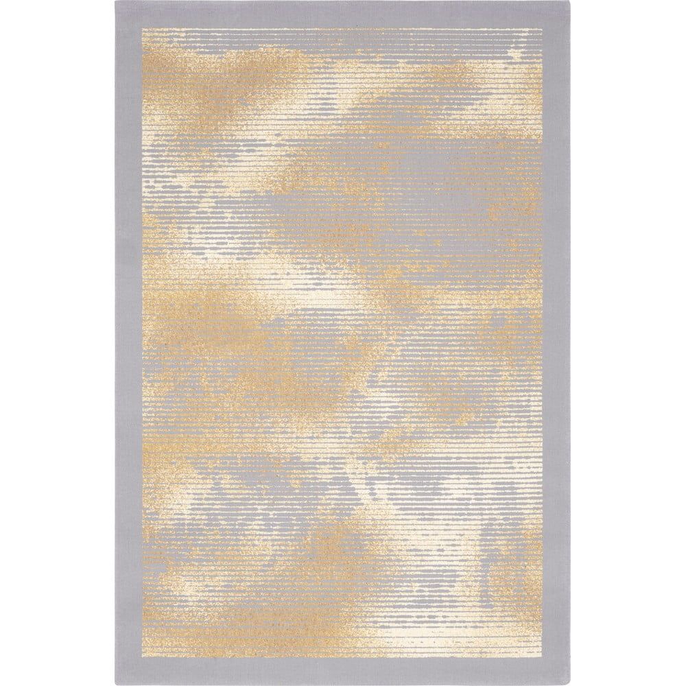 Béžovo-šedý vlněný koberec 100x180 cm Stratus – Agnella - Bonami.cz