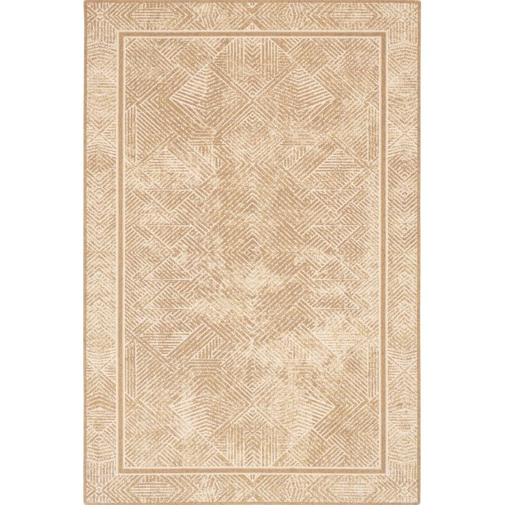 Béžový vlněný koberec 100x180 cm Jenny – Agnella - Bonami.cz