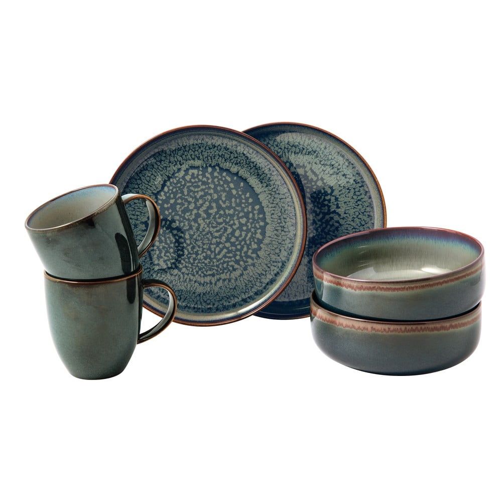6dílná sada zeleného porcelánového nádobí Villeroy & Boch Like Crafted - Bonami.cz
