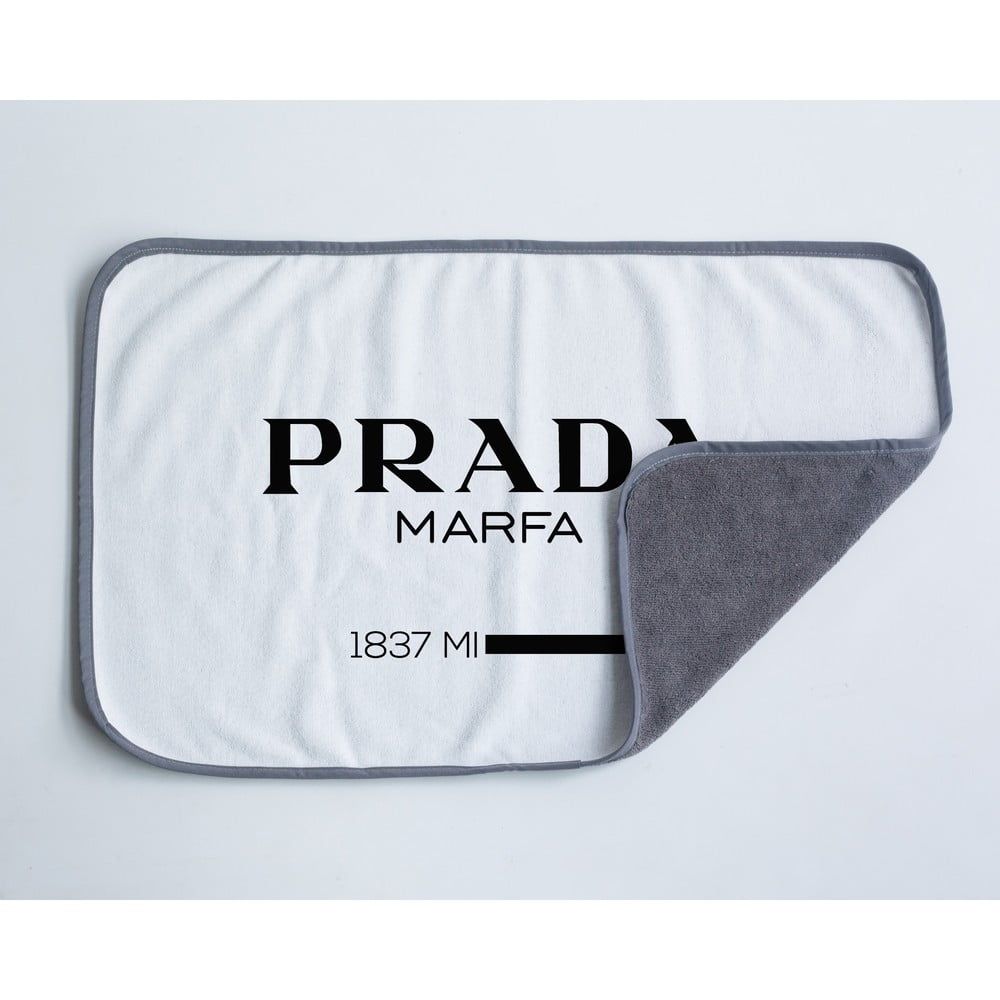 Černobílý ručník z mikrovlákna 45x70 cm Prada – Really Nice Things - Bonami.cz