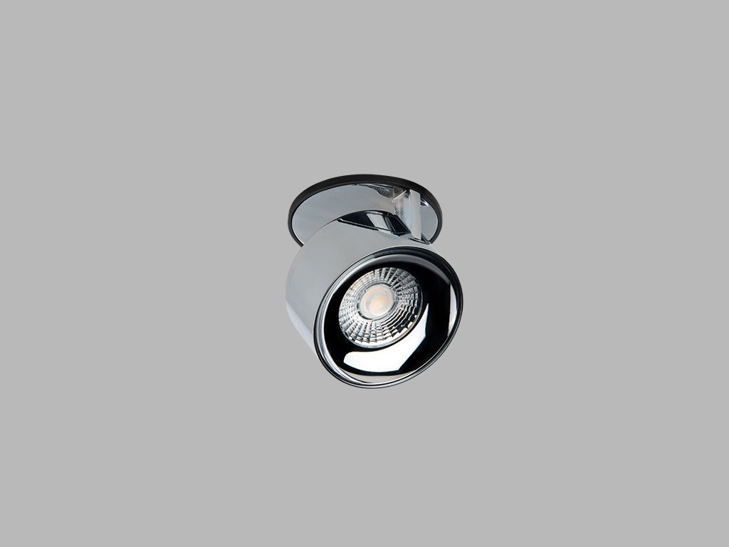 LED2 21507235 KLIP zápustné svítidlo LED 11W/770lm 2700K černá, chrom - Svítidla FEIM