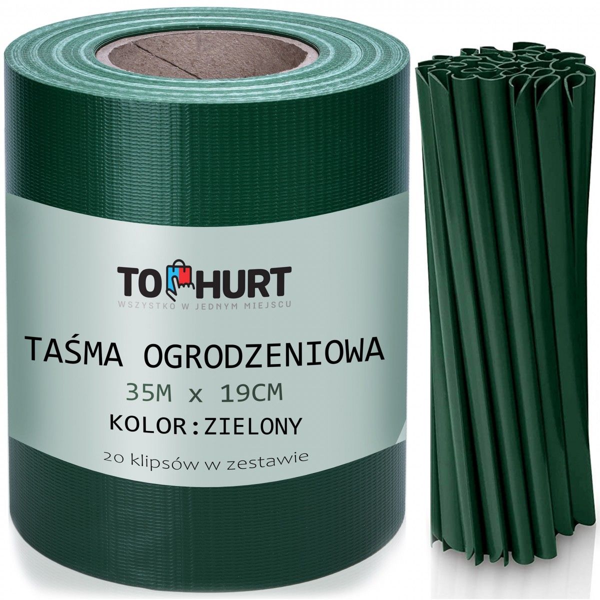 TZB Plotová páska 19 cm x 35 m zelená - Houseland.cz