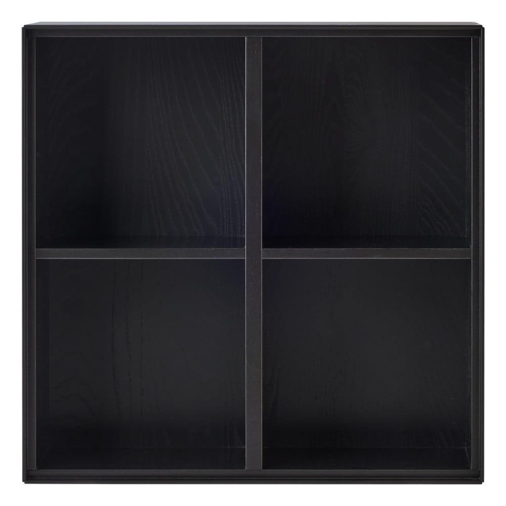 Černá nástěnná knihovna 68x68 cm Edge by Hammel – Hammel Furniture - Bonami.cz