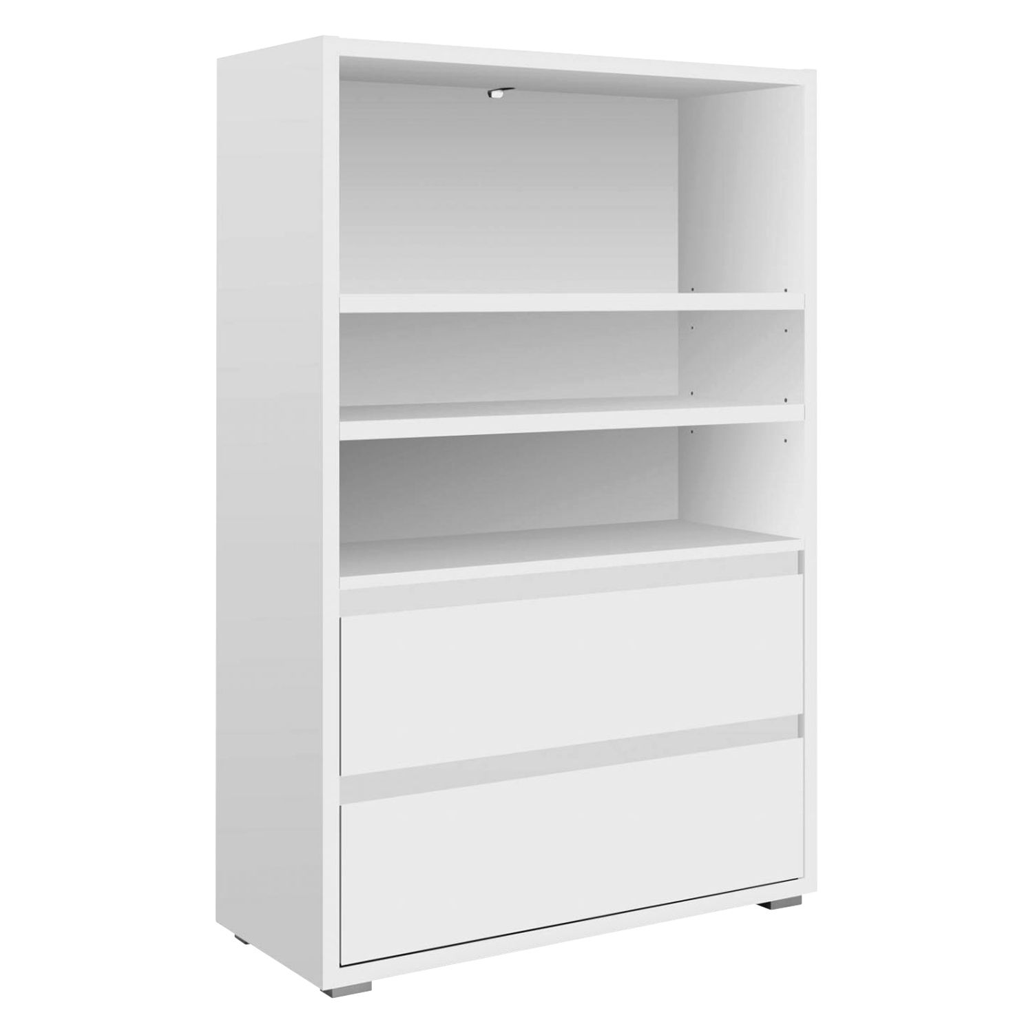 Knihovna 2 zásuvky IMAGE 23 bílá - IDEA nábytek