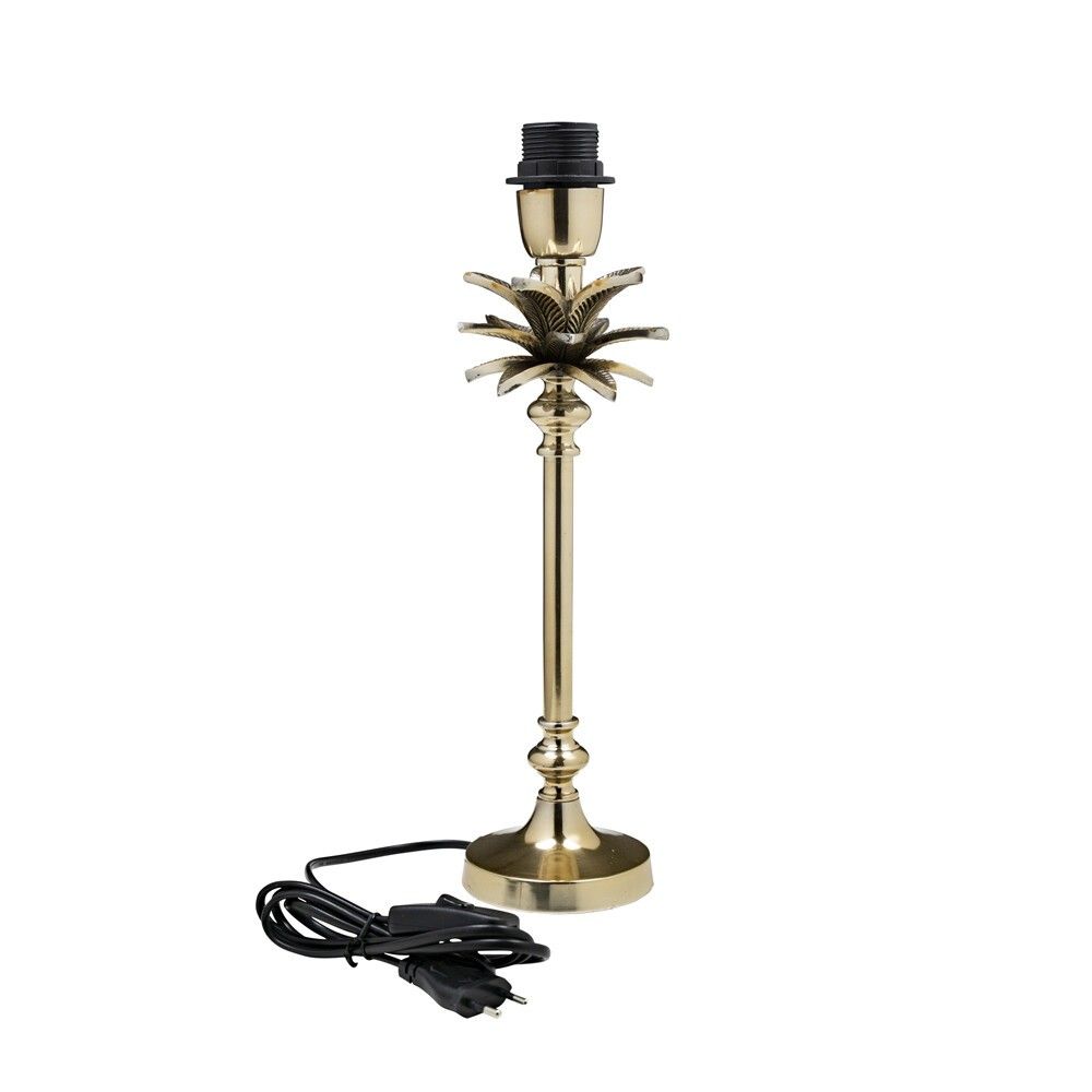 Champagne kovová základna ke stolní lampě Palm - 11*11*41cm/ E27 Mars & More - LaHome - vintage dekorace