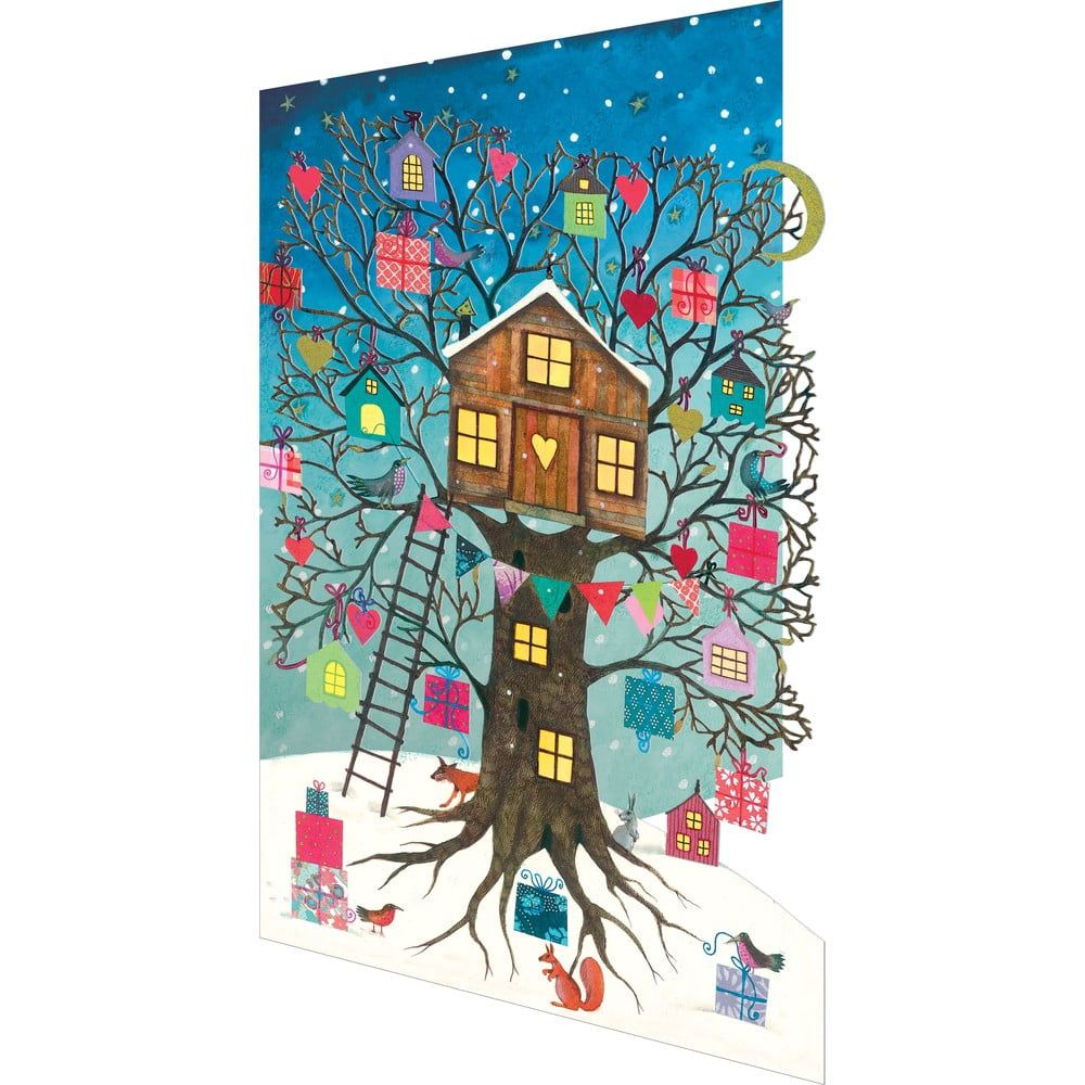 Vánoční přání v sadě 5 ks Treehouse  – Roger la Borde - Bonami.cz