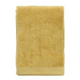 Žlutý ručník z bio bavlny 50x100 cm Comfort – Södahl