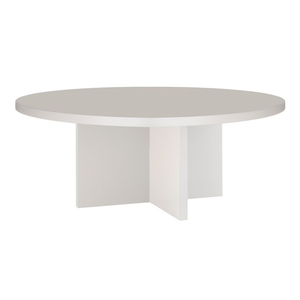 Bílý kulatý konferenční stolek ø 80 cm Pausa – Really Nice Things - Bonami.cz