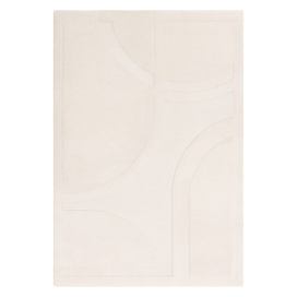 Bílý vlněný koberec 160x230 cm Olsen – Asiatic Carpets Bonami.cz