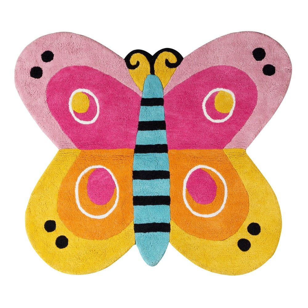 Dětský koberec 80x90 cm Butterfly – Premier Housewares - Bonami.cz