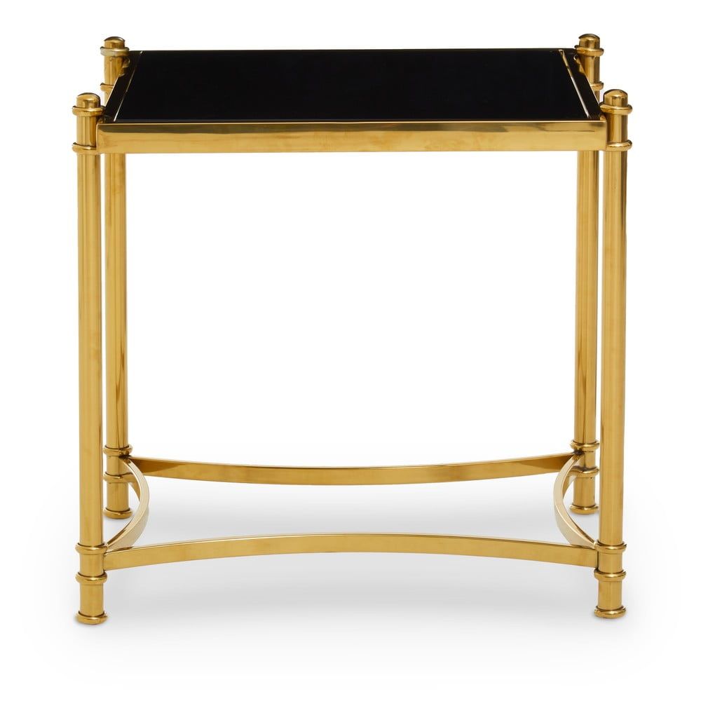 Odkládací stolek se skleněnou deskou 50x56 cm Ackley – Premier Housewares - Bonami.cz