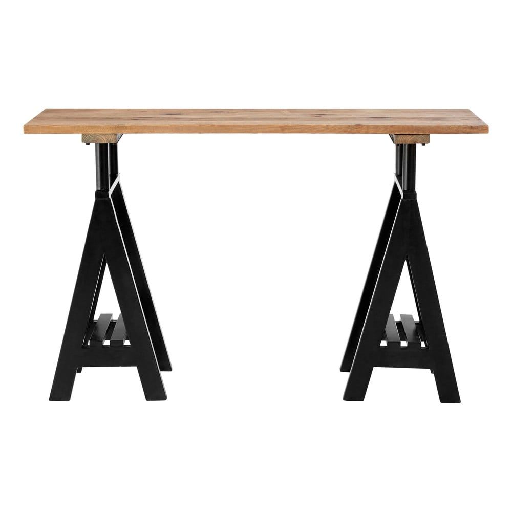 Konzolový stolek s deskou z borovicového dřeva v přírodní barvě 45x130 cm Hampstead – Premier Housewares - Bonami.cz