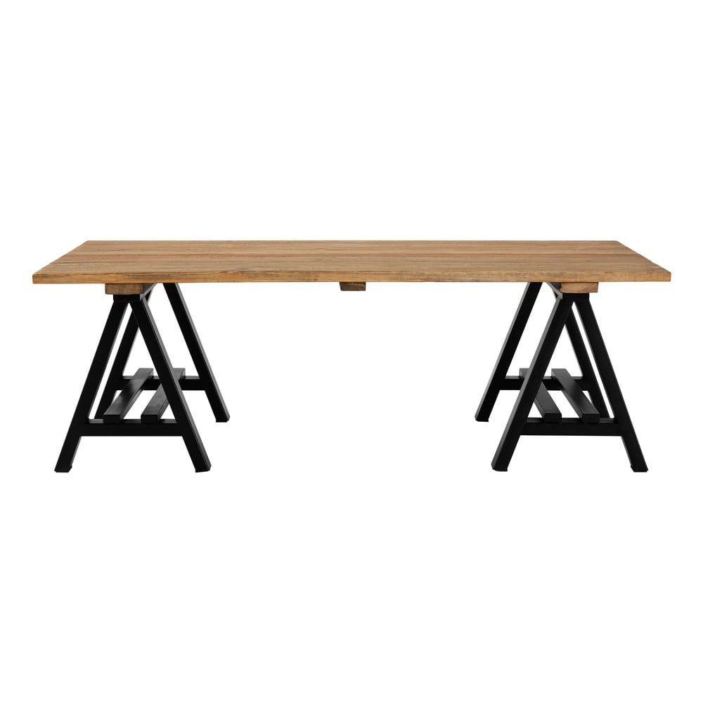 Konferenční stolek s deskou z borovicového dřeva v přírodní barvě 80x140 cm Hampstead – Premier Housewares - Bonami.cz