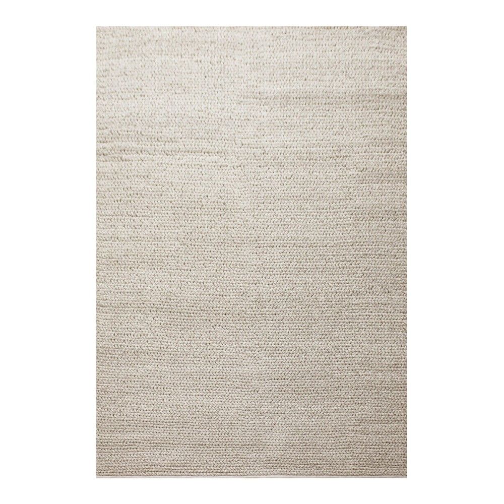 Krémový vlněný koberec 160x230 cm Mandi – House Nordic - Bonami.cz
