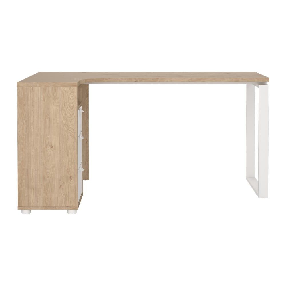 Pracovní stůl s deskou v dubovém dekoru 100x150 cm Sign – Tvilum - Bonami.cz