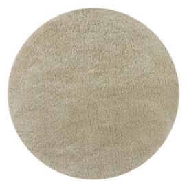 Béžový kulatý koberec ø 133 cm – Flair Rugs
