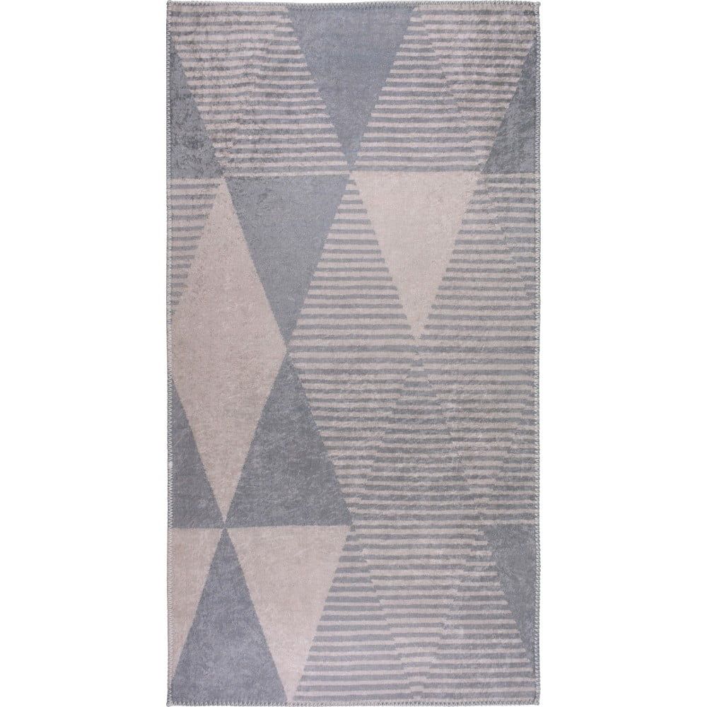 Šedo-béžový pratelný koberec 50x80 cm – Vitaus - Bonami.cz
