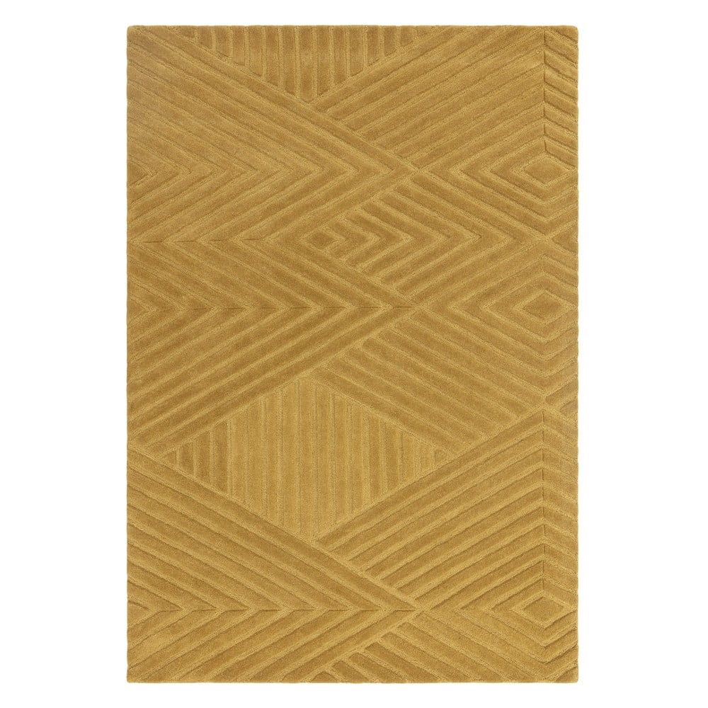 Okrově žlutý vlněný koberec 200x290 cm Hague – Asiatic Carpets - Bonami.cz