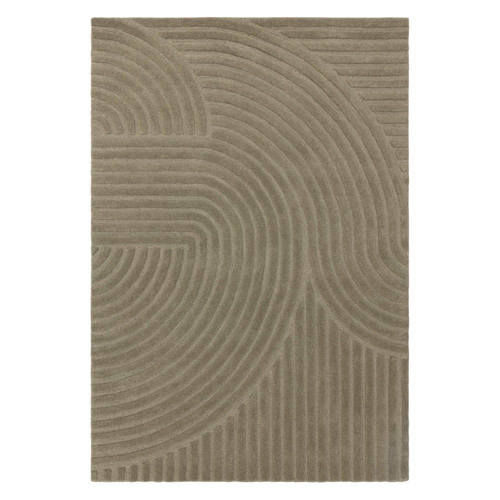 Khaki vlněný koberec 200x290 cm Hague – Asiatic Carpets - Bonami.cz