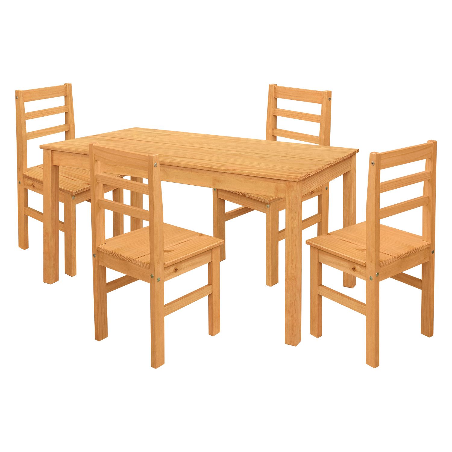Jídelní stůl 11164V + 4 židle 1221V TORINO vosk - IDEA nábytek