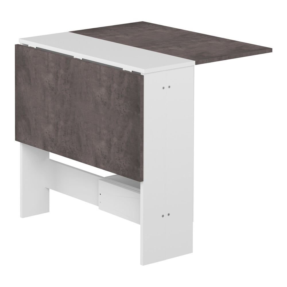 Rozkládací jídelní stůl s deskou v dekoru betonu 76x28 cm Papillon – TemaHome - Bonami.cz