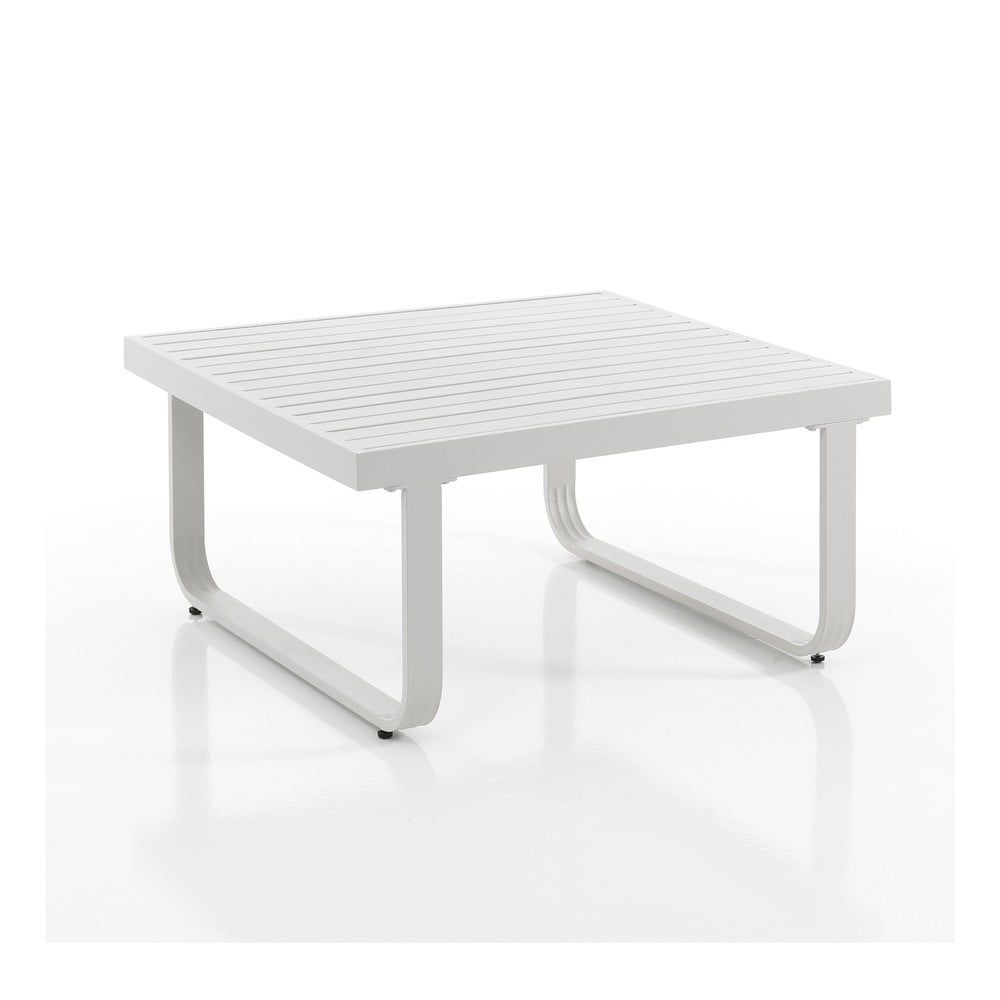 Bílý hliníkový konferenční stolek 80x80 cm Ischia – Tomasucci - Bonami.cz