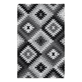 Černo-šedý pratelný běhoun 55x240 cm Avana Nero – Floorita