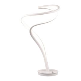Bílá LED stolní lampa s kovovým stínidlem (výška 56 cm) Nala – Trio Select