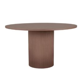 LABEL51 kulatý jídelní stůl OLIVA ø130 cm hnědý