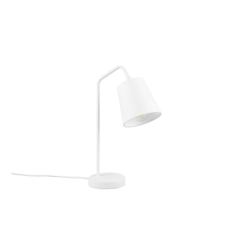 Bílá stolní lampa s textilním stínidlem (výška 45 cm) Buddy – Trio - Bonami.cz