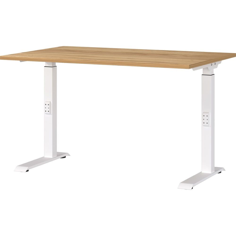 Pracovní stůl s nastavitelnou výškou s deskou v dekoru dubu Downey – Germania - Bonami.cz
