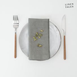 Lněné ubrousky v sadě 2 ks Khaki – Linen Tales
