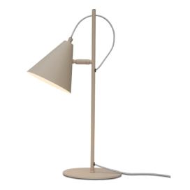Béžová stolní lampa s kovovým stínidlem (výška 50,5 cm) Lisbon – it\'s about RoMi