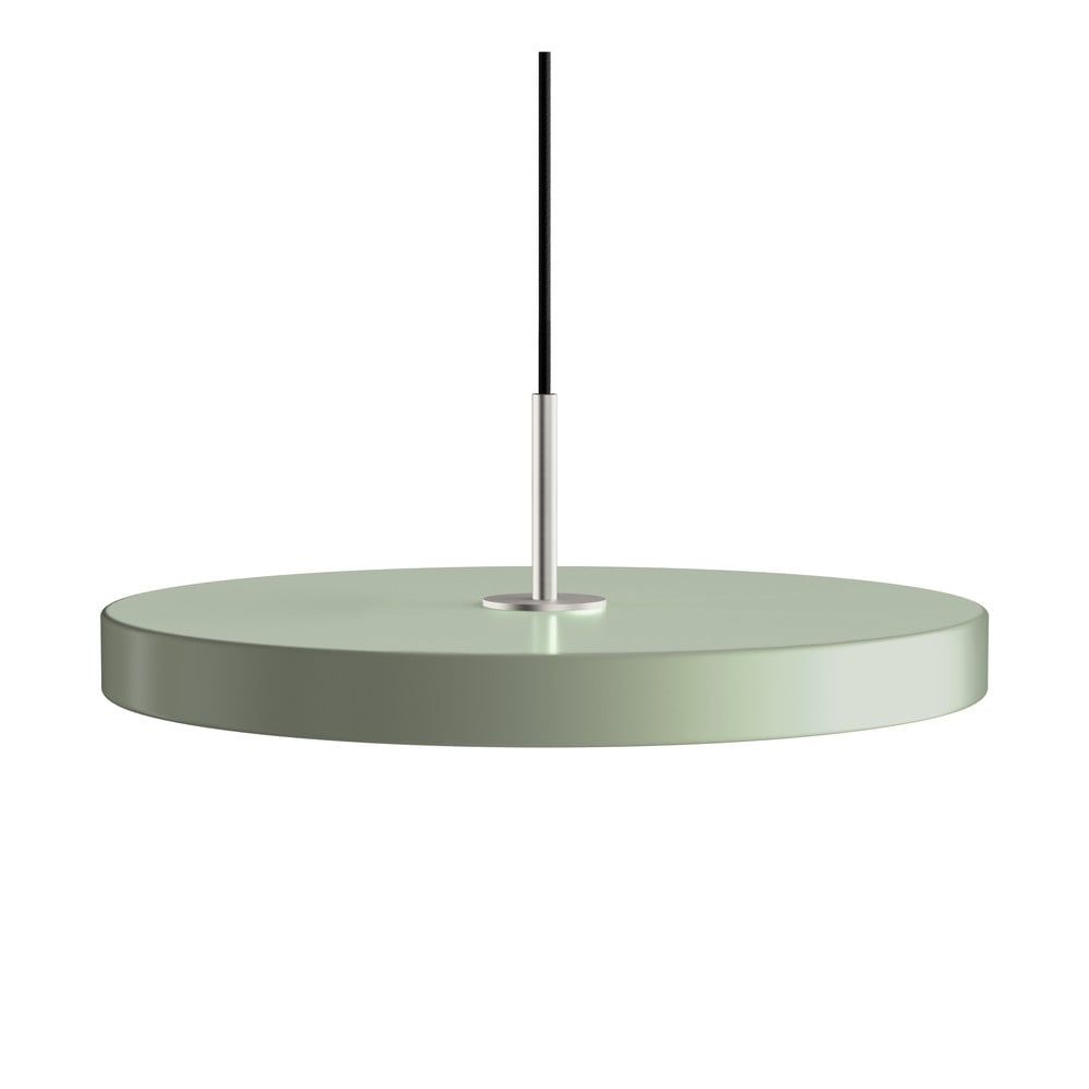 Světle zelené LED závěsné svítidlo s kovovým stínidlem ø 43 cm Asteria Medium – UMAGE - Bonami.cz
