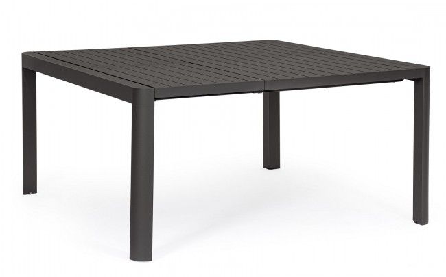 BIZZOTTO Rozkládací zahradní stůl KIPLIN 97/149x149 cm antracit - iodesign.cz