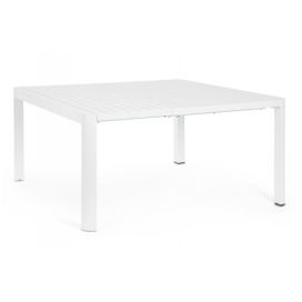 BIZZOTTO Rozkládací zahradní stůl KIPLIN 97/149x149 cm bílý