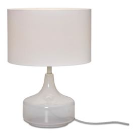 Bílá stolní lampa s textilním stínidlem (výška 46 cm) Reykjavik – it\'s about RoMi