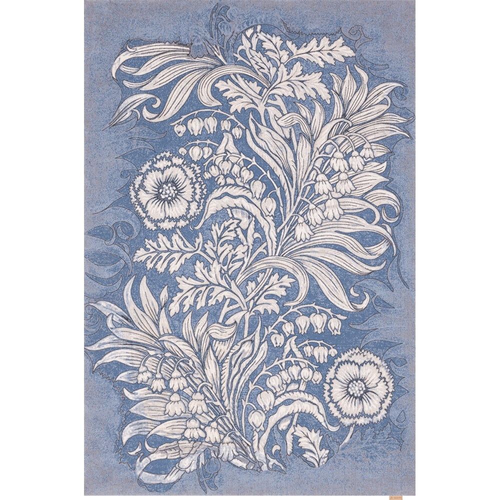 Modrý vlněný koberec 200x300 cm Mawson – Agnella - Bonami.cz