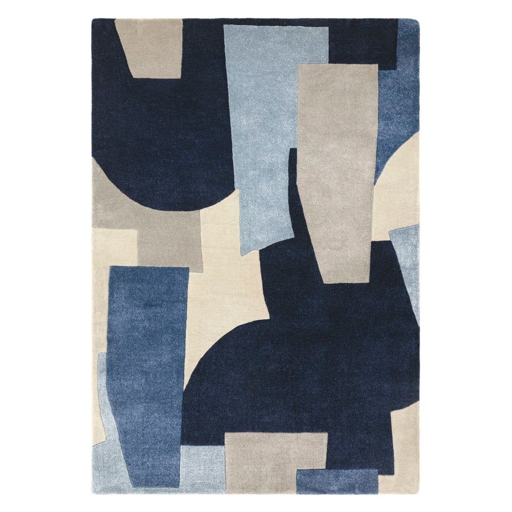 Modrý ručně tkaný koberec z recyklovaných vláken 160x230 cm Romy – Asiatic Carpets - Bonami.cz