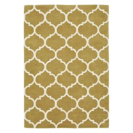 Okrově žlutý ručně tkaný vlněný koberec 200x290 cm Albany – Asiatic Carpets Bonami.cz