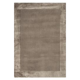 Hnědý ručně tkaný koberec s příměsí vlny 160x230 cm Ascot – Asiatic Carpets Bonami.cz