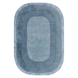Modrý ručně tkaný koberec s příměsí vlny 160x230 cm Halo – Asiatic Carpets Bonami.cz